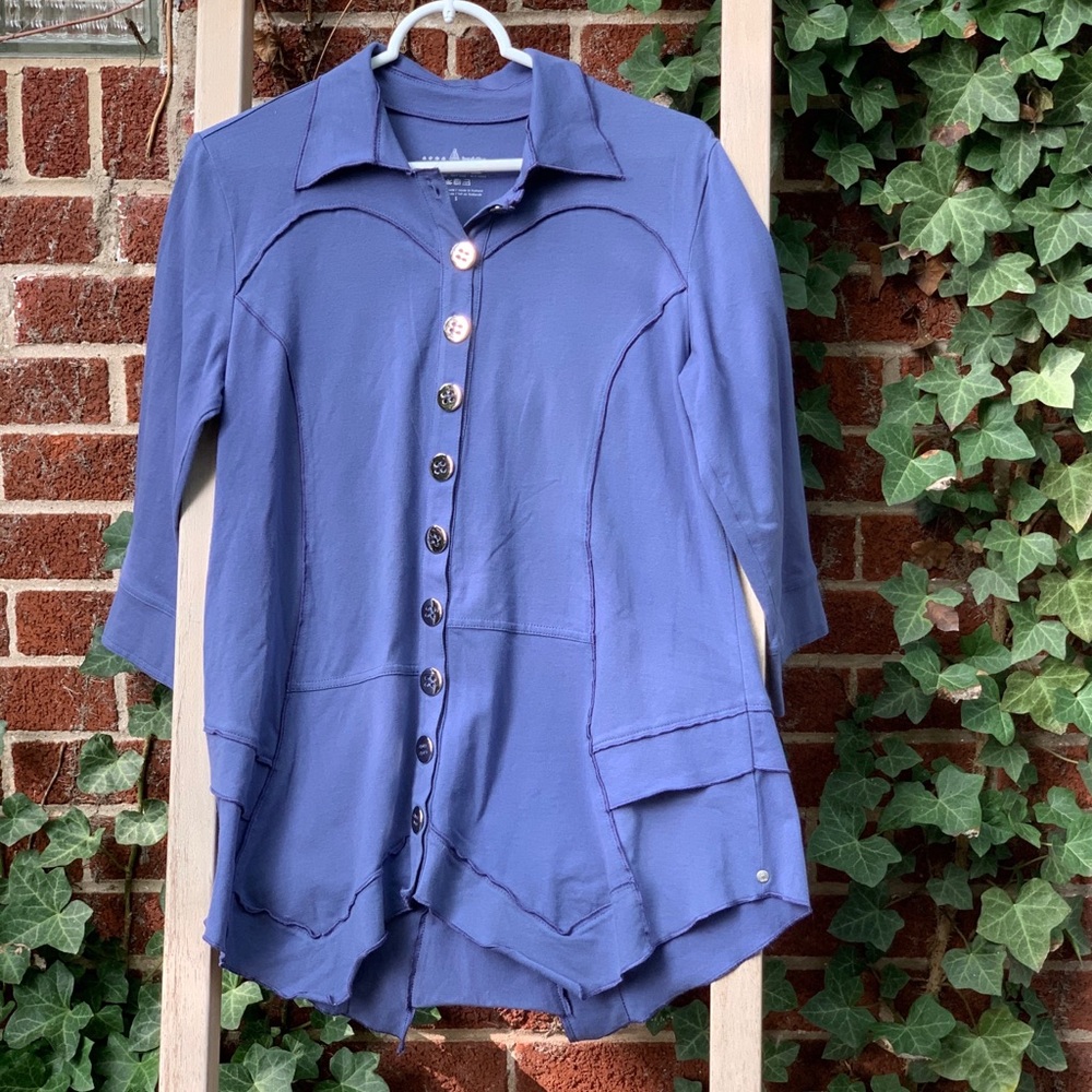 SOLD.      Neon Buddha tunic.